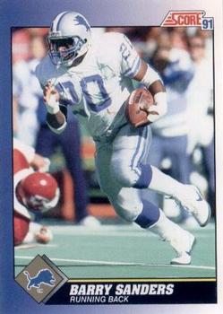 Barry Sanders Detroit Lions 1991 Score NFL #20